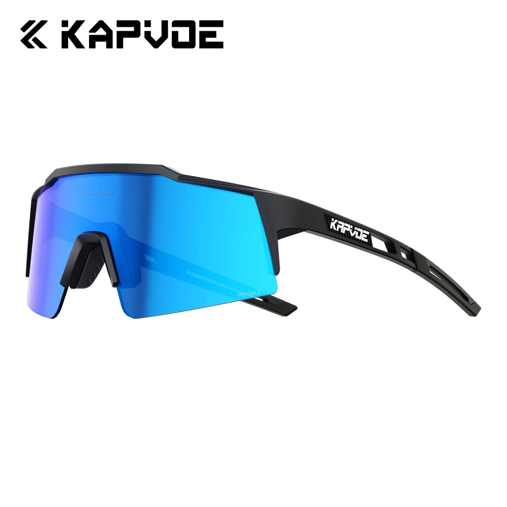 KAPVOE UV400 Polarized Anti-Glare Outdoor Sports Sunglasses Hiking Surfing Fishing and Casual Glasses Stylish Unisex Sunglasses
