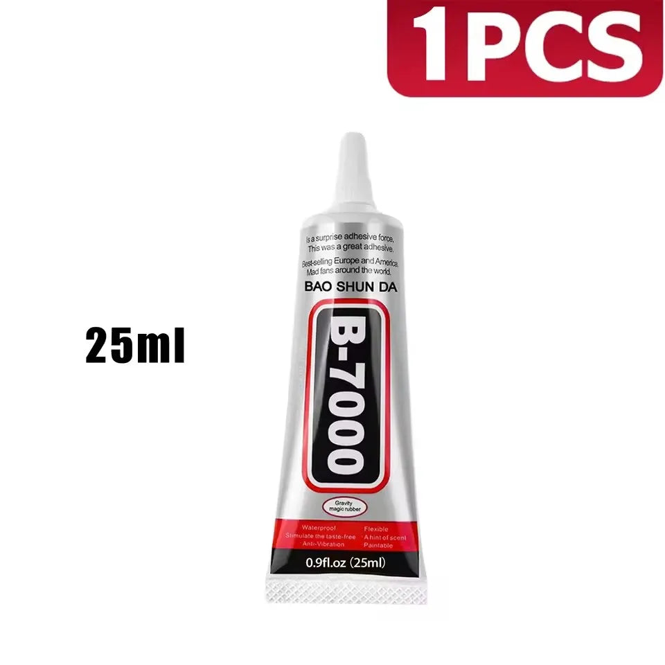 9-50ML B-7000 Clear Contact Phone Repair Adhesive Universal Glass Plastic Jewelry Craft DIY Glue with Precision Applicator Glue