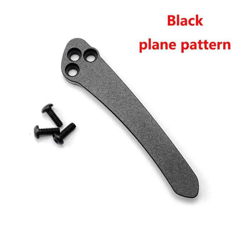 6 Types Custom Hand Made Knife Titanium Deep Carry Pocket Clip Clamp for Spyderco Paramilitary2 C81 PARA3 G10 Police C10 Knives