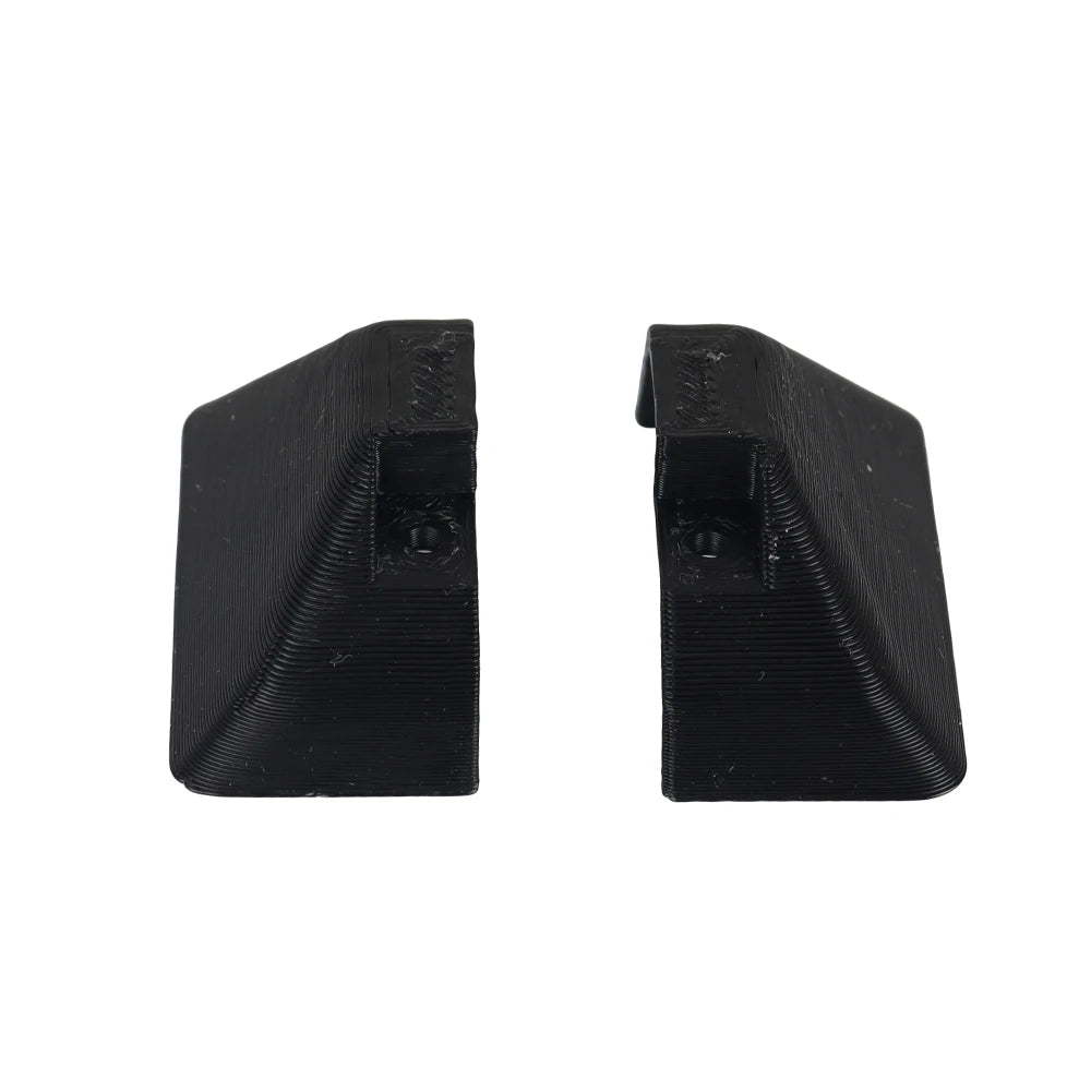 4pcs Caravan Awning Rail/Side Skirt End Cap Set Black Plastic RV Sunshade Guide Rail End Cover Motorhome Accessories Cover Cap