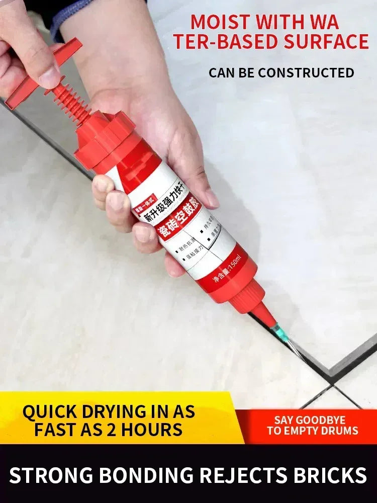 Quick Drying Ceramic Tile Hollow Drum Special Adhesive Strong Adhesive for Repairing and Repairing, Tile Warping, Injection fill