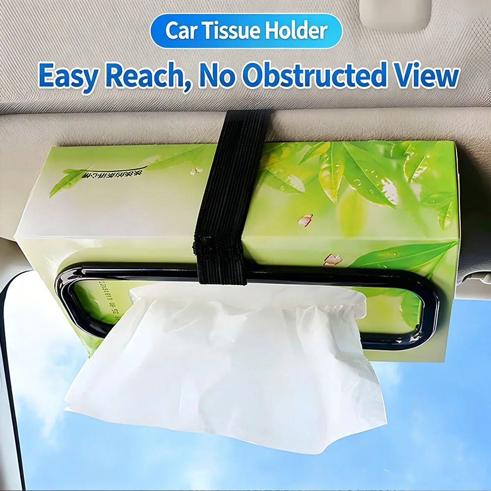 Car Sun Visor Tissue Holder Car Seat Tissue Box Holder