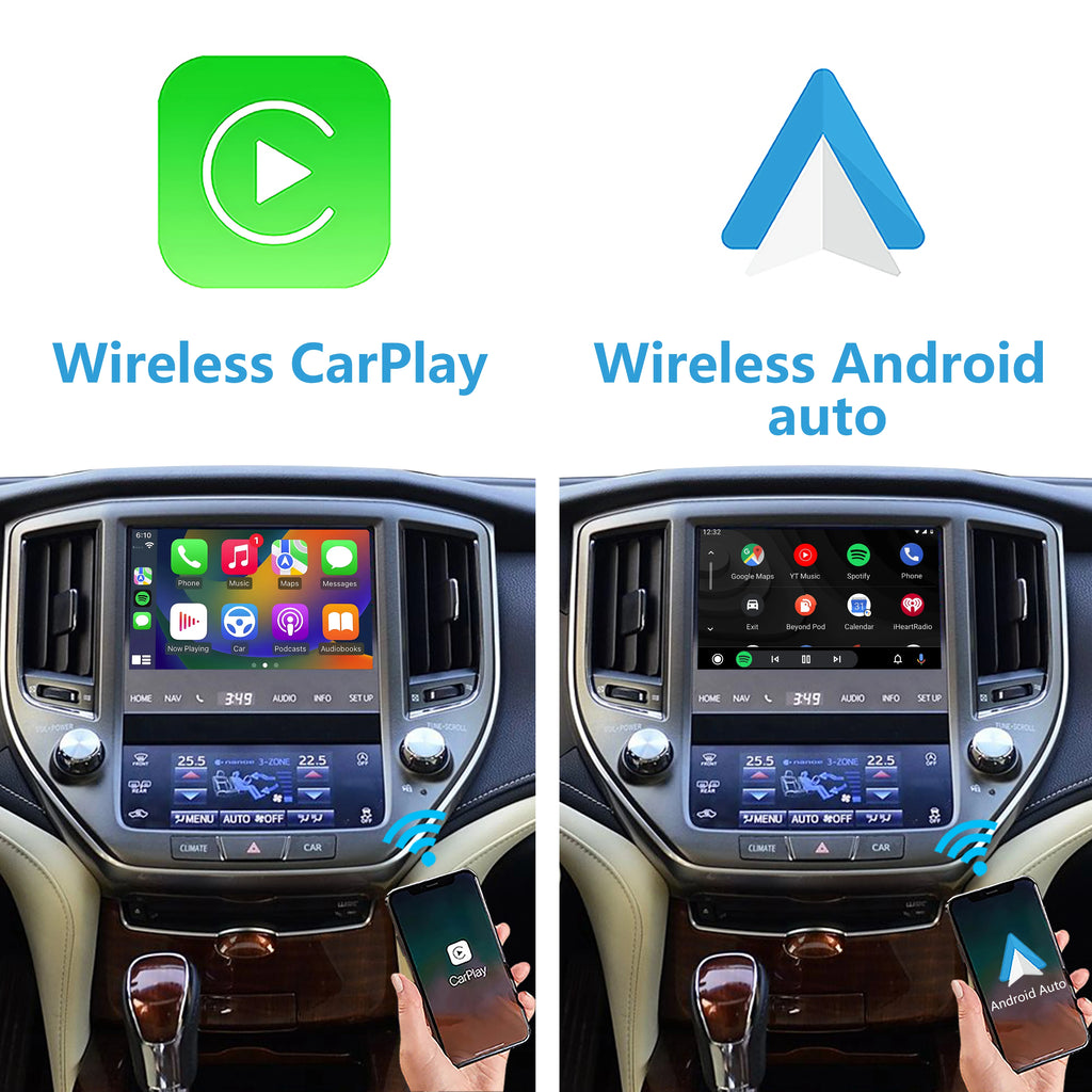 Wireless CarPlay &Android Auto Work For CROWN 14th Gen 2012-2017 Android Auto Retrofit Kit