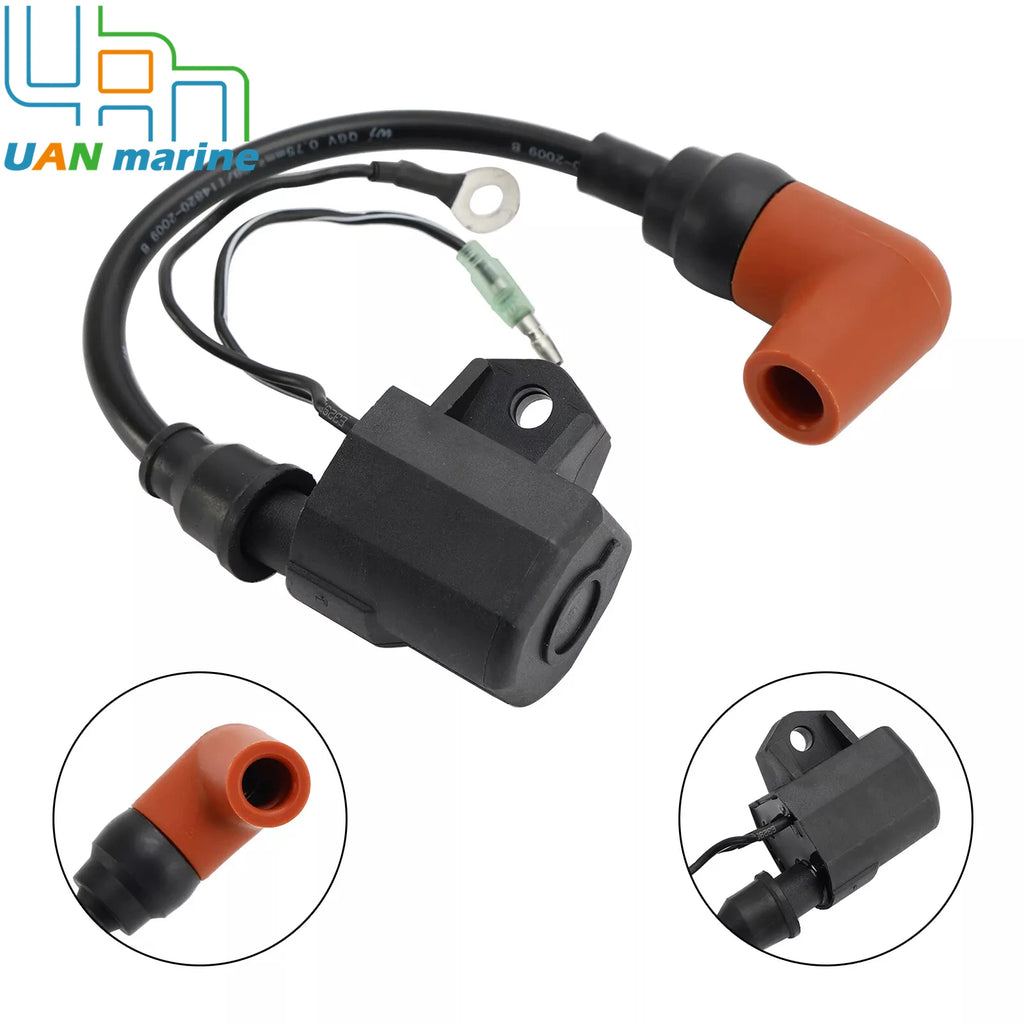 697-85570 Ignition Coil for Yamaha 2 Stroke 55HP 2Cyl 90HP Outboard Motor 697-85570-00  6H2-85570-00