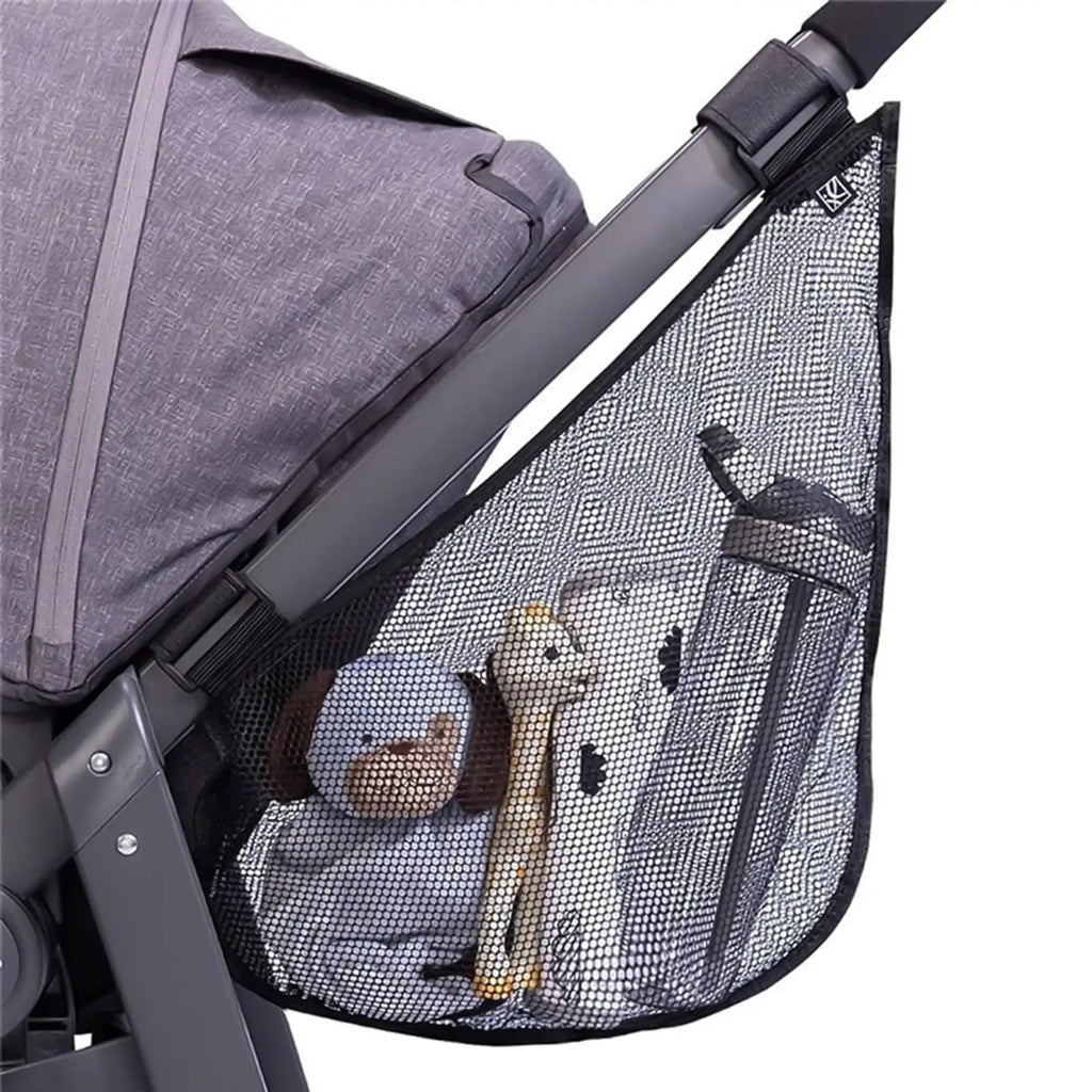 Stroller Sling Adjustable Straps Universal Non-Slip Side Sling Stroller Cargo Net for Travel Walking Outings Camping Picnic