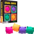 Needoh Cute Cat Maltose Squishy Toys Slow Rise Stress Relief Ball Sensory Fidget Toys for Adult Kids Anti-Anxiety Sensory Toys