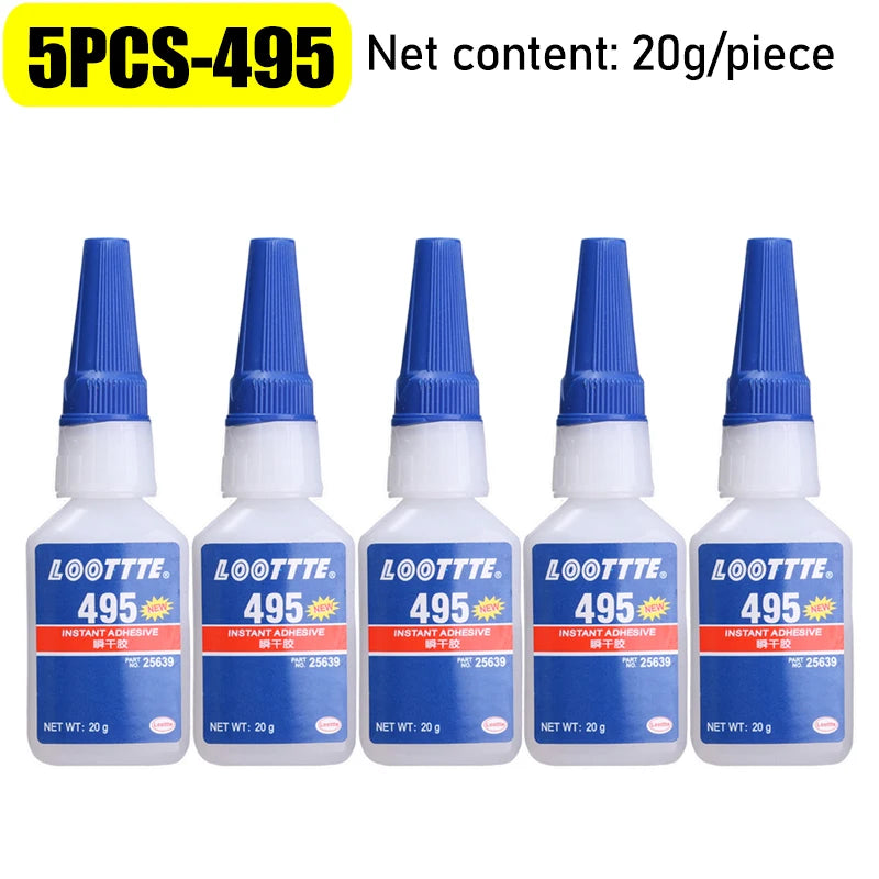 10/1pc 495/401/406 Strong Glue Quick Drying Instant Liquid Glue High Temperature Resistant Adhesive for Metal Plastic Wooden
