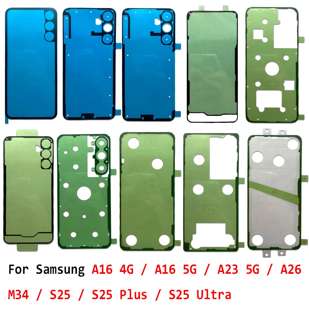 Waterproof Adhesive Sticker Back Housing Case Battery Cover Glue Tape For Samsung A16 4G A23 5G M34 S25 Plus S25 Ultra S26