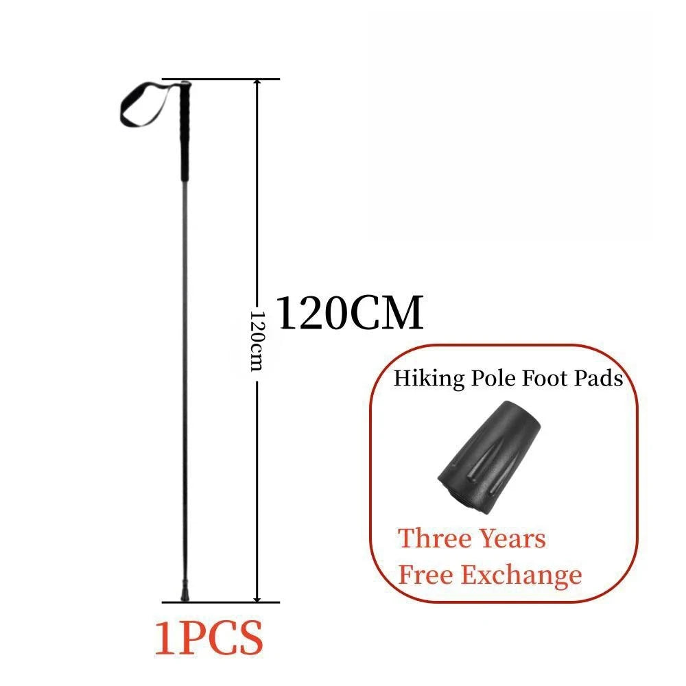 110g Ultra Light Weight Hiking Sticks Retractable Trekking Poles Folding Carbon Fiber Hiking Poles Walking Sticks Trekking Stick
