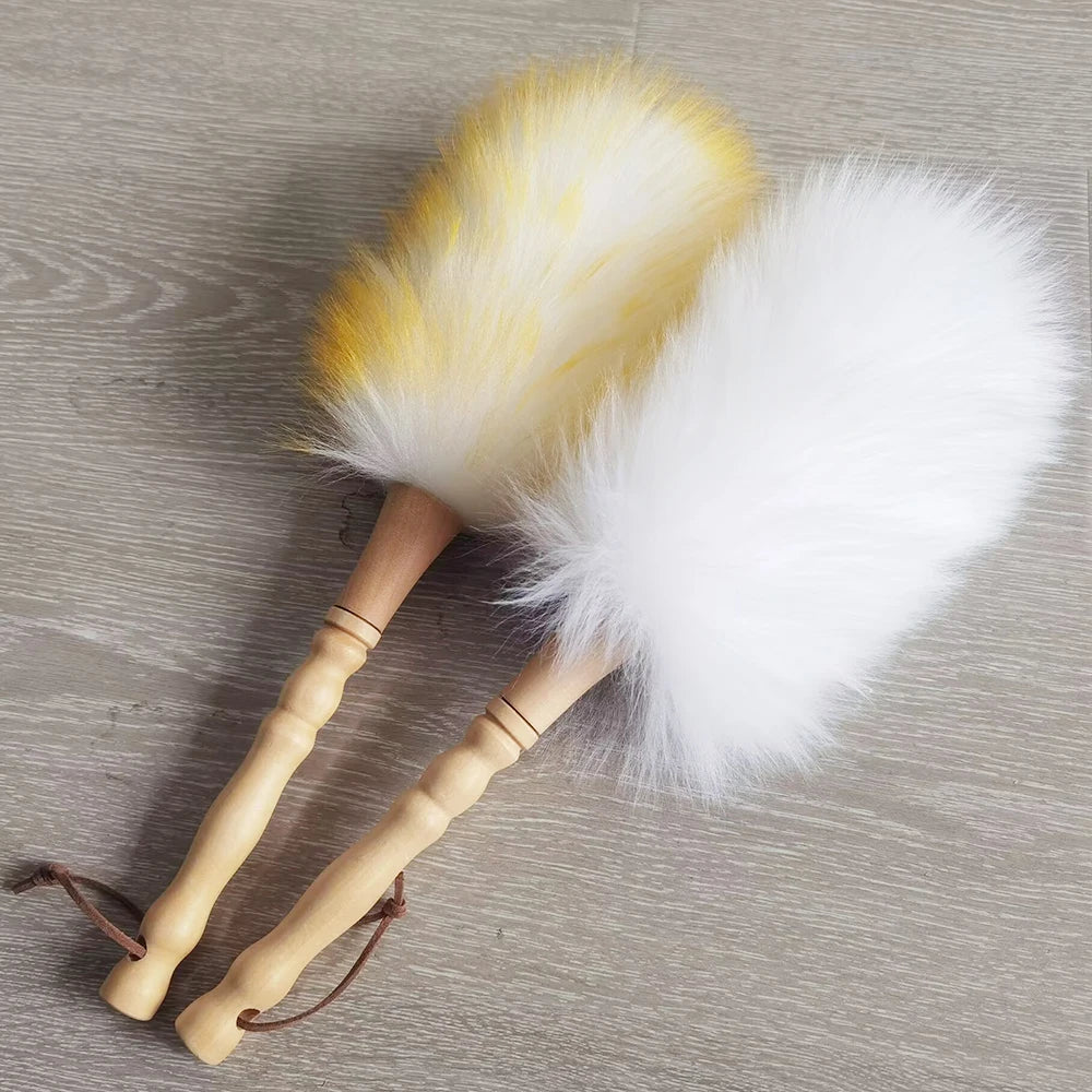 Wool duster Car interior details, long soft fur dust remover Multi functional cleaning brush