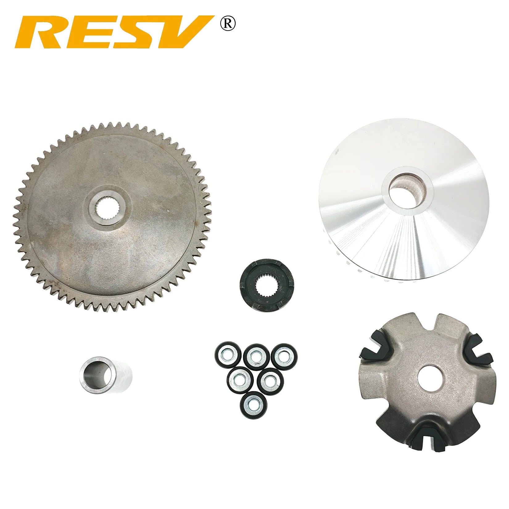RESV for Honda WH100 WH100T/A/H/F/H SCR100 GCC100 LEAD 100 SCV100 LEAD SPACY100 Variator Drive Face Pulley Assy.