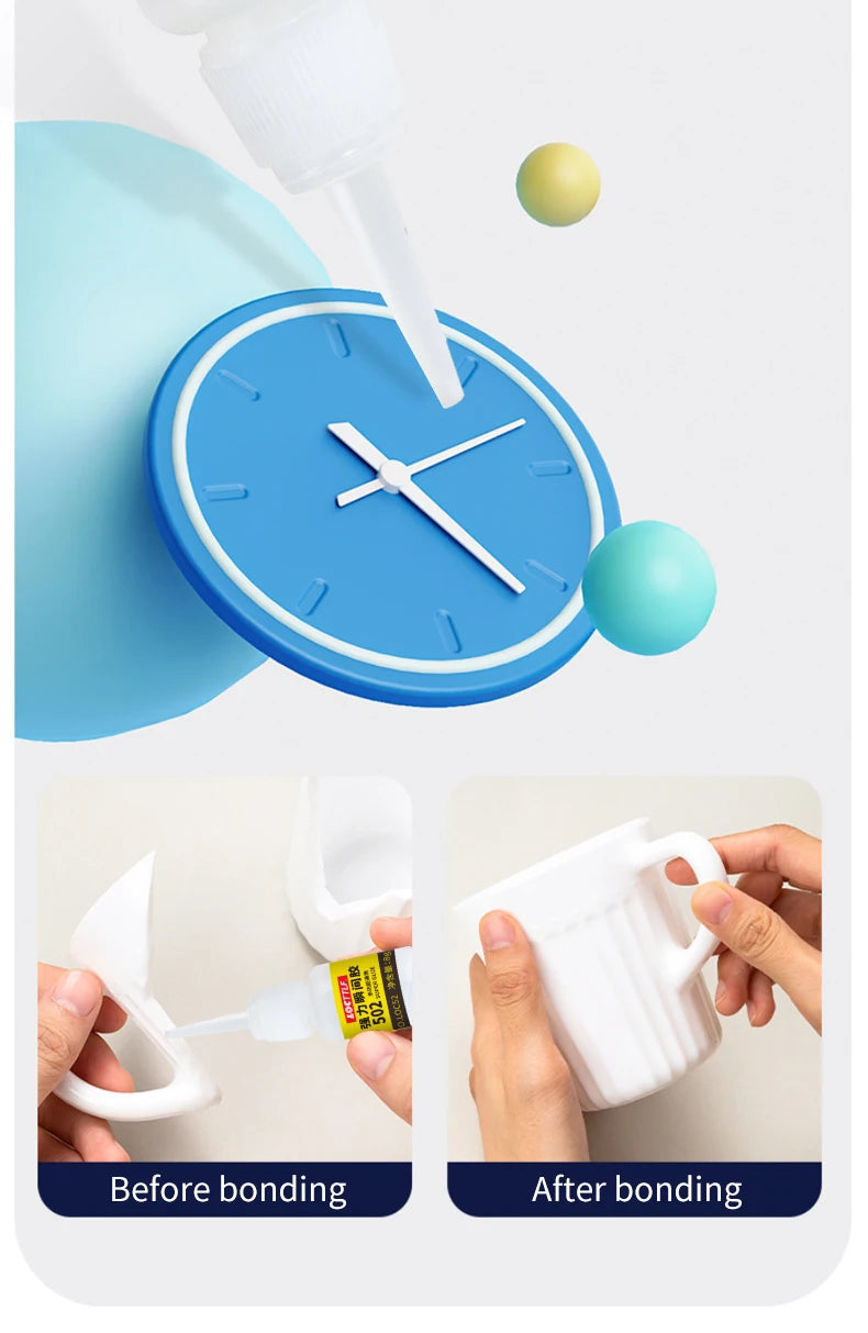 3/5/7pcs 8g Liquid Super Glue Wood Rubber Metal Glass Cyanoacrylate Adhesive Stationery Store Nail Gel 502 Instant Strong Glue
