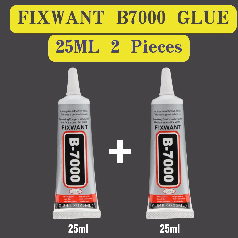 FIXWANT B-7000 Clear Phone Screen Repair Glue B7000 Universal Diamond DIY Adhesive With Precision Applicator 15/25/50/110ML