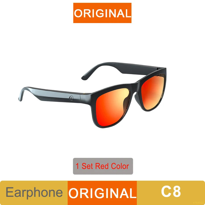Original OVO-1 Smart Glasses Headphone Wireless Bluetooth Sunglasses Outdoor Sport Earphone HD Mic Calling Headset Long Standby