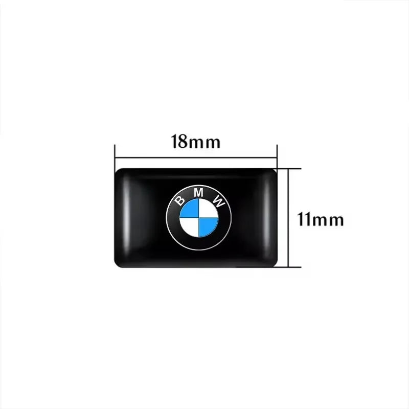 10Pcs 3D Car Steering Wheel Badge Stickers Accessories For BMW Performance E46 E90 F10 F30 X3 F20 E60 E70 E39 E36 E87 X7