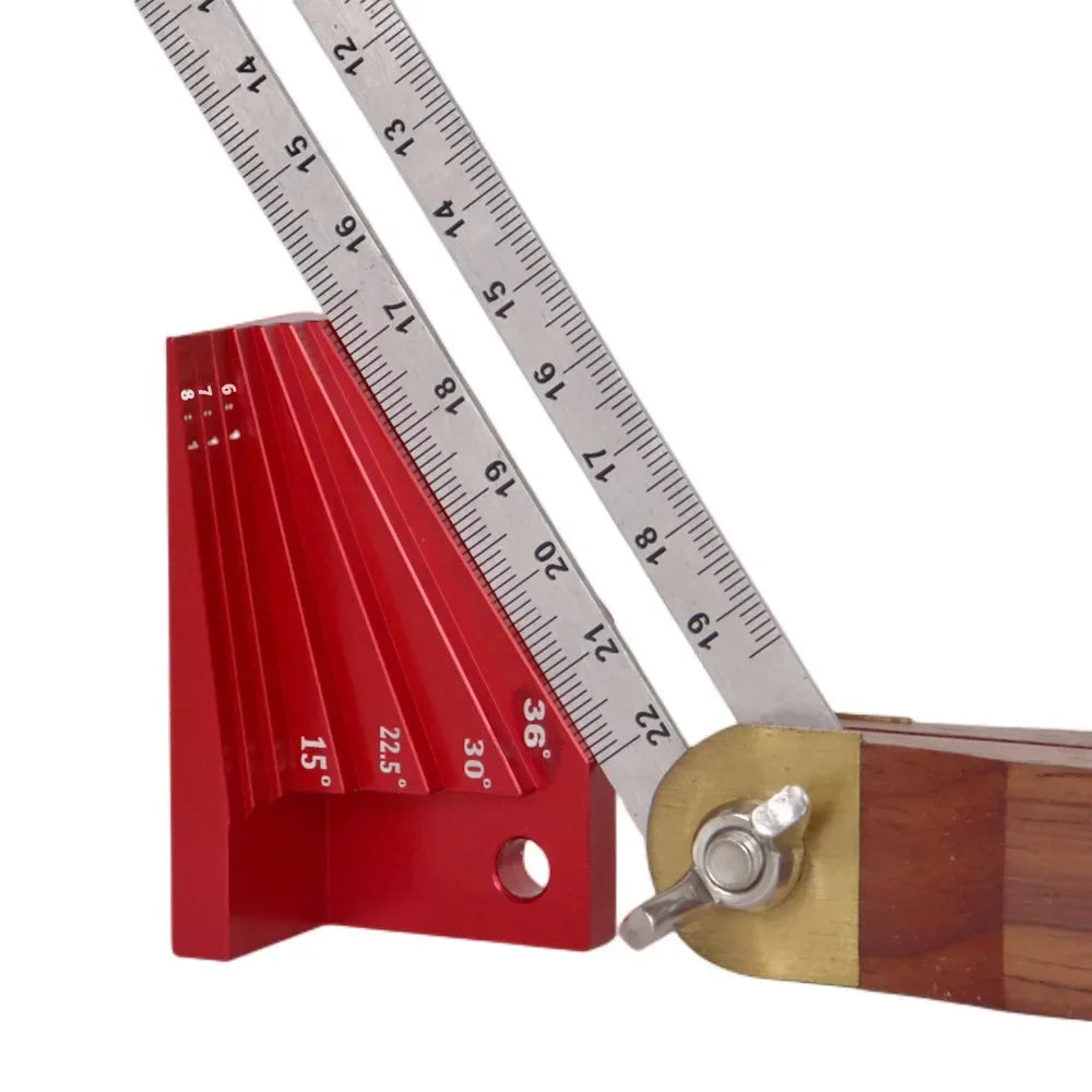 Bevel Block Gauge Aluminum Alloy Measuring Block Angle Finder for Protractor Woodworking Tools Bevel Block Gauge Aluminum Alloy