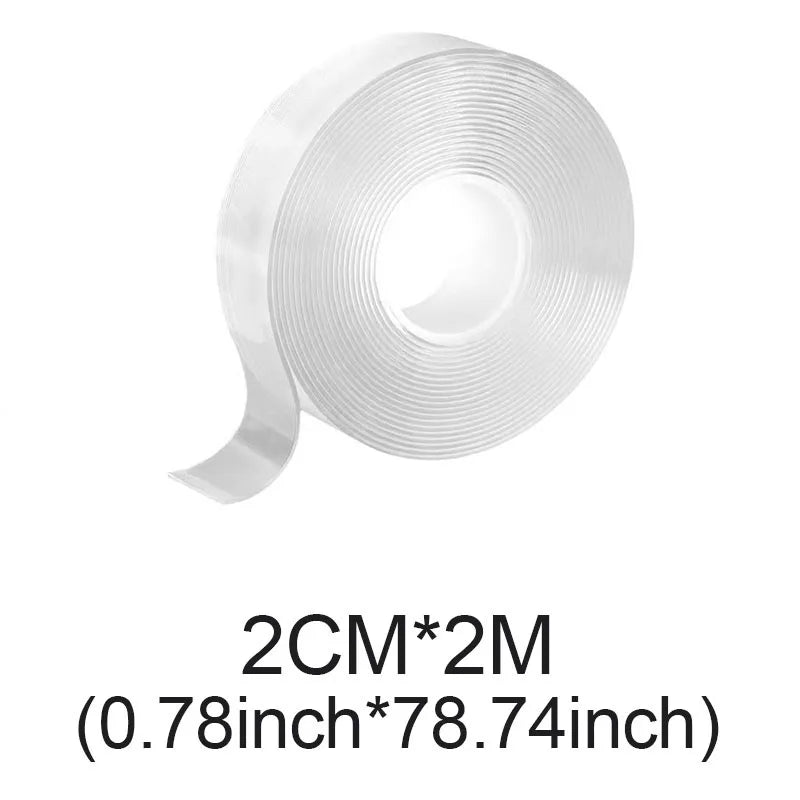 Adhesives Sealers Tape Super Strong Double-Sided Tape Reusable Traceless Waterproof , Adhesive Nano Sticker,Sink Tap Gel Sticker