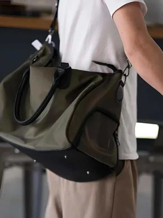 Soft Shoulder Bag Unisex Travel Sports Fitness Crossbody Handbag Oxford Cloth Material No Pull Rod Summer 2025