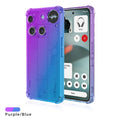 Airbag Shockproof Gradient Transparent TPU Case for Nothing Phone 3 (3) Protective Cover Back Shell Frame Capa Fundas