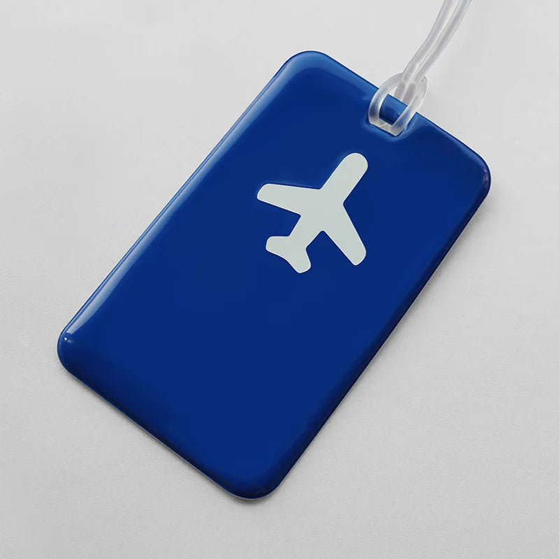 Fashion Travel Business Luggage Tag Suitcase Address Label Luggage Boarding Case Label Name ID Address Clip Travel Accessories