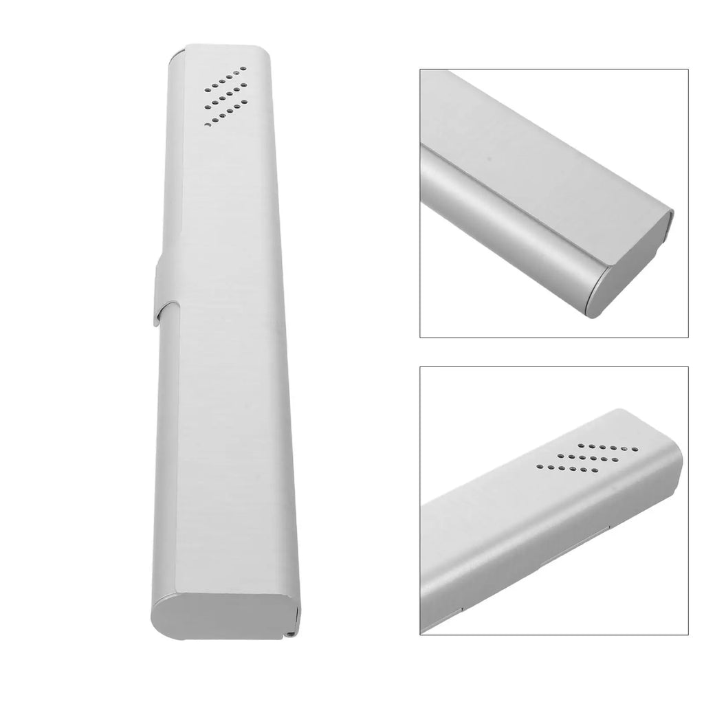 Aluminum Toothbrush Travel Case Portable Holder Manual Tooth Brush Container Slim Ventilated Toothbrush Storage Box for Commute
