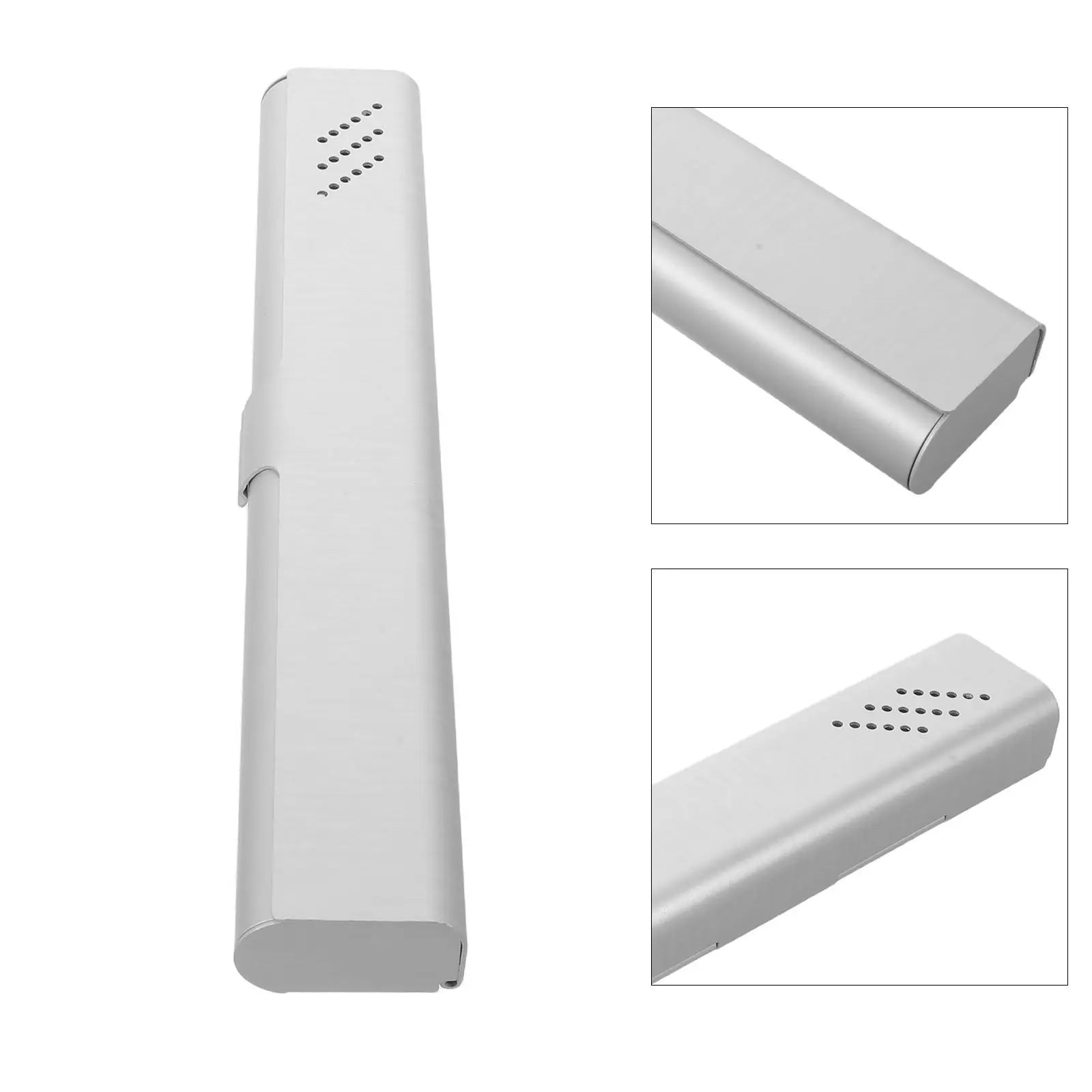 Aluminum Toothbrush Travel Case Portable Holder Manual Tooth Brush Container Slim Ventilated Toothbrush Storage Box for Commute