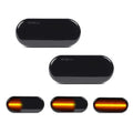 2PCS Dynamic Flowing LED Side Marker Turn Signal Light For VW Transporter T5 Polo Golf 3 4 Passat B5 Sharan Lupo Bora Multivan