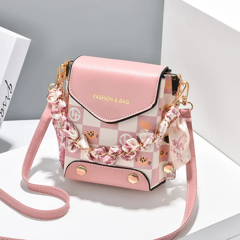 Mobile Phone Bag Women's New Summer Fashion Mini Bag Fashion Single Shoulder Crossbody Good-looking Suitable Daily Collocation