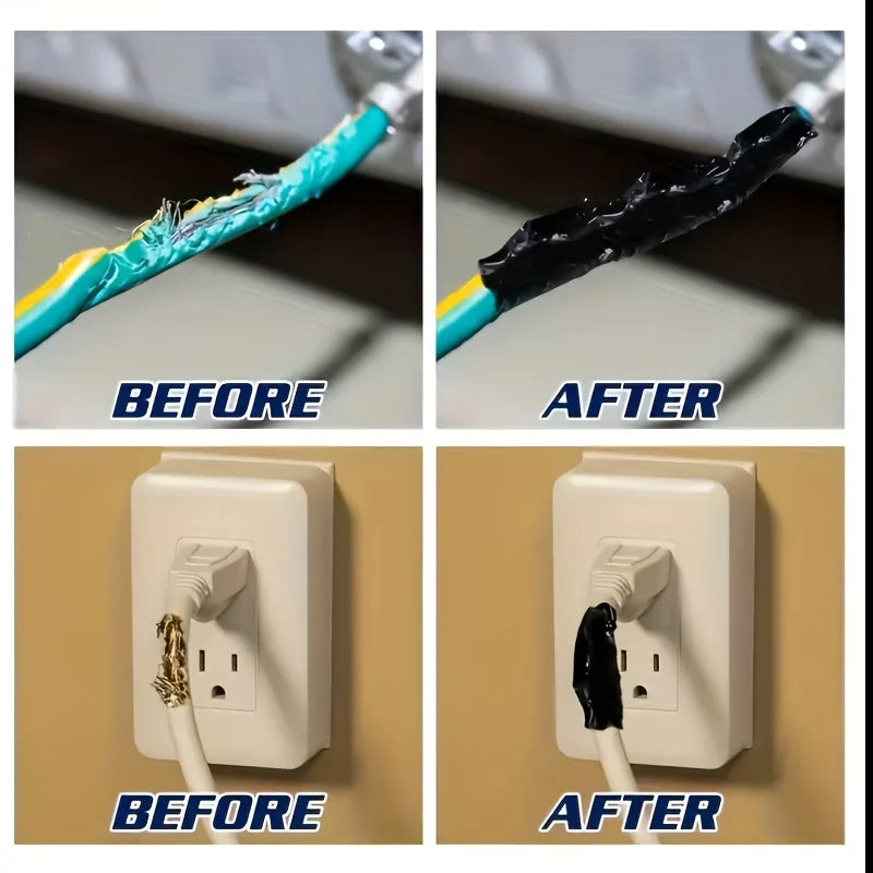 15-300mL Liquid Electrical Tape Insulation Waterproof Repair Fix Line Glue Wires Cables Home House Coat Seal Protect Connector