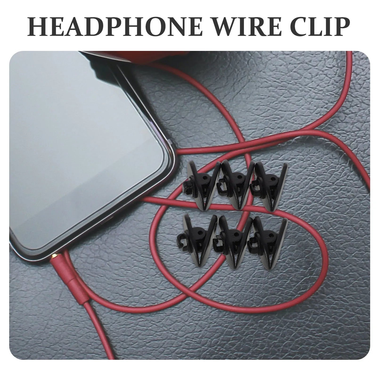 100Pcs Headphone Wire Clips 360 Degree Rotatable Collar Clip Anti Loss Earphone Holder Sports Headset Accessories Secure Fit