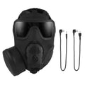 M53 Dust Gas Mask Dummy Model for Tactical Paintball Full Face Protective Mask with Fan Filter Canister Microphone Communication