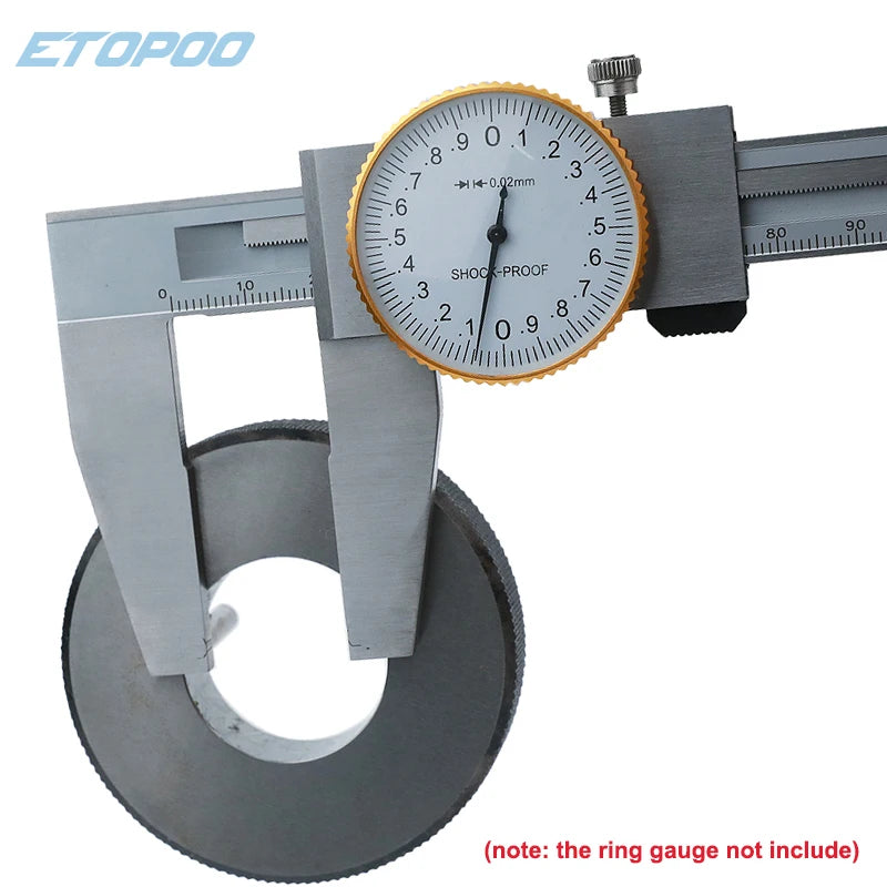 90° Special Digital Caliper For Boring 0-150mm Hook Foot Inner Diameter With Table Caliper Inner Diameter Groove Measurement
