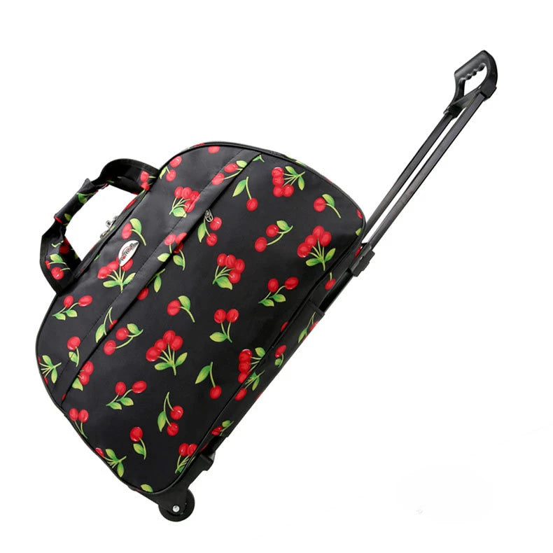 Travel Trolley Bag With Wheels Business Rolling Luggage Wheeled Bag Trolley Suitcase Waterproof Fashion Men Women Travel Bags