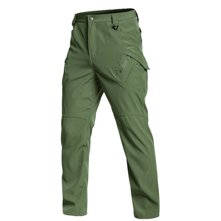Men's Tactical Hiking Pants Spring Autumn Wear-Resistant Multiple Pockets for Camping Fishing Hunting Climbing Trekking