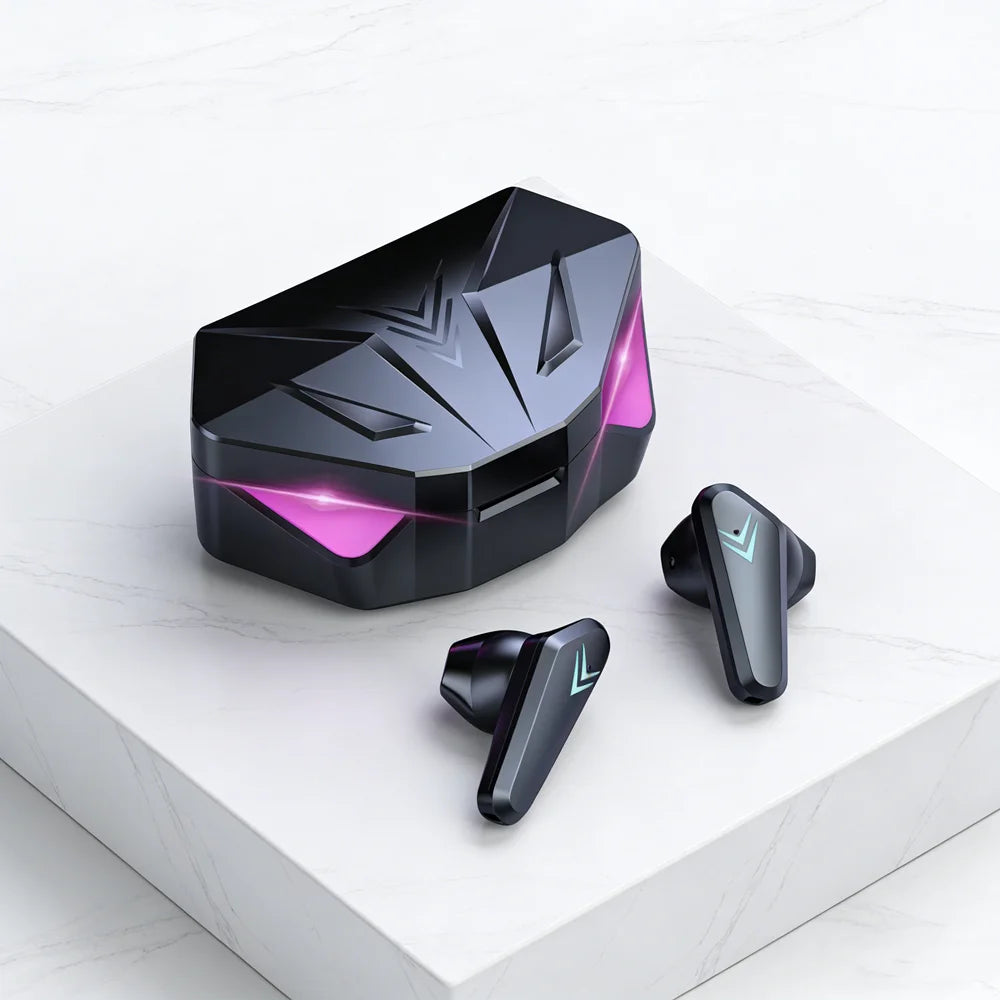 X15 TWS Gaming Earbuds Wireless Bluetooth Earphones With Mic Bass Audio Sound Positioning 9D Stereo Music