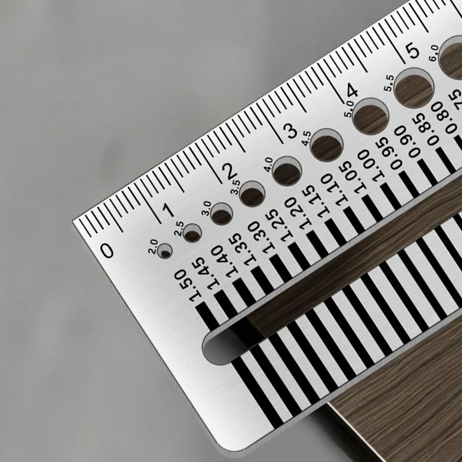Crack Width Gauge Stainless Steel High Precision Crack Gauge Gap Measurement for Hardware Installation Concrete Wall Inspection