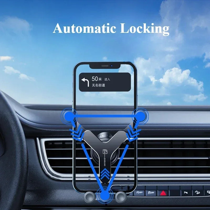 Eary Car Phone Holder Stand Mount for Air Vent Universal Car Phone Mount 360°Rotation Car Bracket for Samsung S25 Ultra iPhone