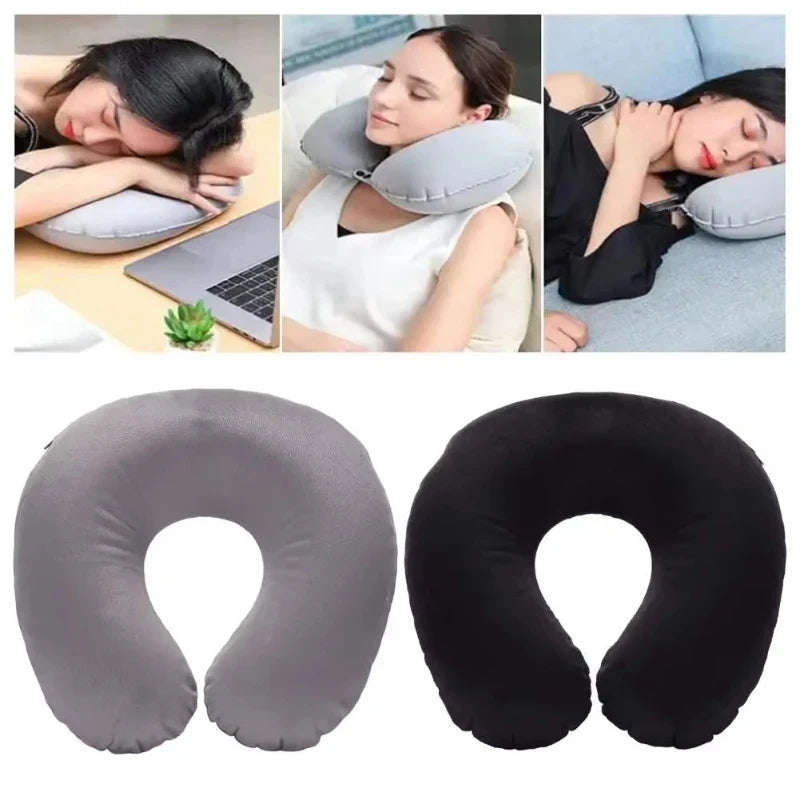 1/2Pcs Memory U Shaped Travel Air Pillow Neck Support Head Rest Cushion Gift Comfortable Pillows For Travel/Daily Relax