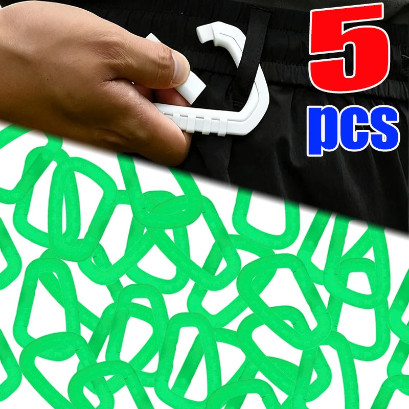 Glow in Dark Carabiner D Shape Luminous Clip for Outdoor Activities Night Safety Rock Climbing Hiking Camping Gear Lightweight