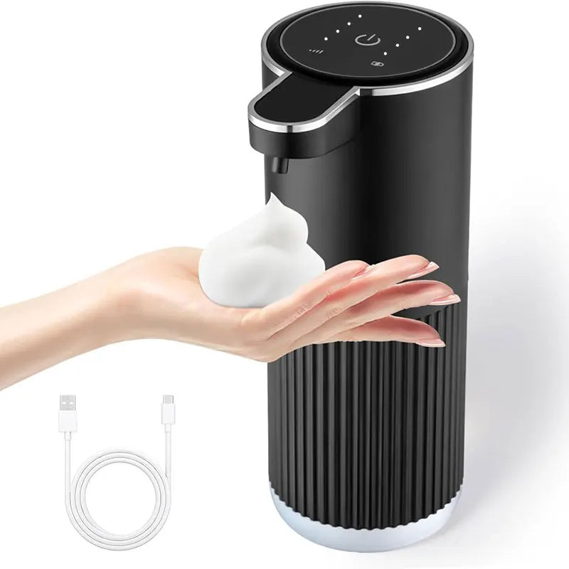 350ml Multifunctional Automatic Soap Dispenser Touchless Foam/Gel Dispenser 4 Level Wall Mount Hands Free Auto