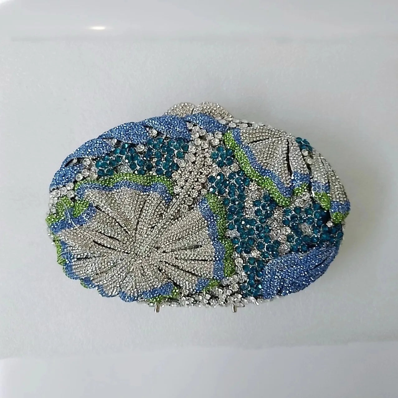 Sparkling Party Bags Luxury Banquet Wedding Engagement Full Diamond Crystal Bag Girl Birthday Photo Clutch Bag Rhinestone Purse