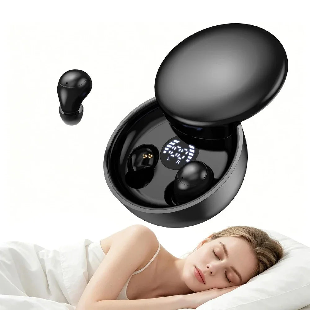 Mini Invisible Earbuds Sleep Headphones Bluetooth 5.4 Earphones TWS Wireless HIFI Stereo Noise Reduction Waterproof Heasets