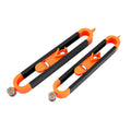 LOZLIN Adjustable Locking Contour Gauge Profile Scribing Ruler Irregular Shape Duplicator Measuring Tool for Woodworking DIY