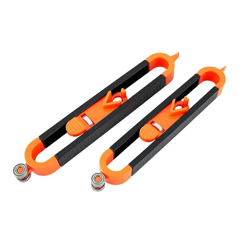 LOZLIN Adjustable Locking Contour Gauge Profile Scribing Ruler Irregular Shape Duplicator Measuring Tool for Woodworking DIY