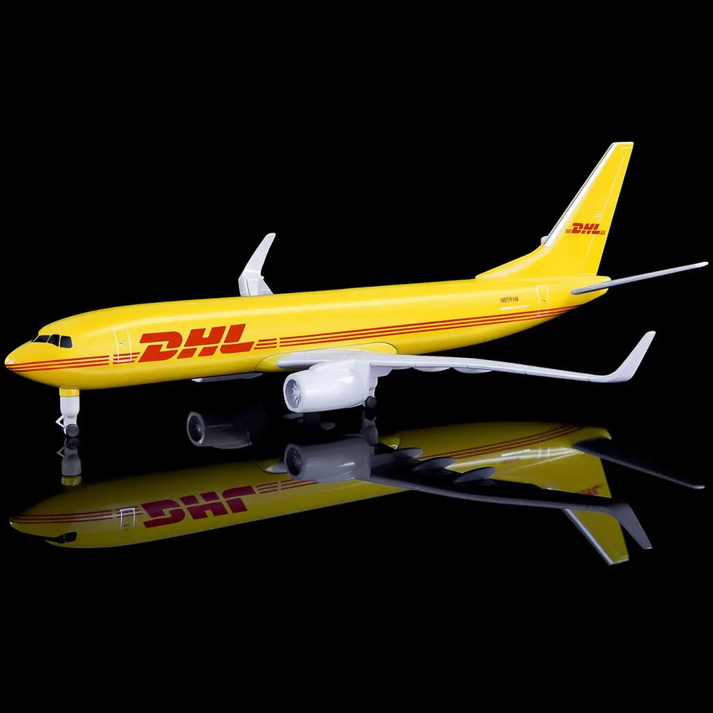 1:300 Scale 20cn DHL Airlines 737 Airplane Models Alloy Diecast Airplane Model Toy Aircraft Plane Model Toy for Collection