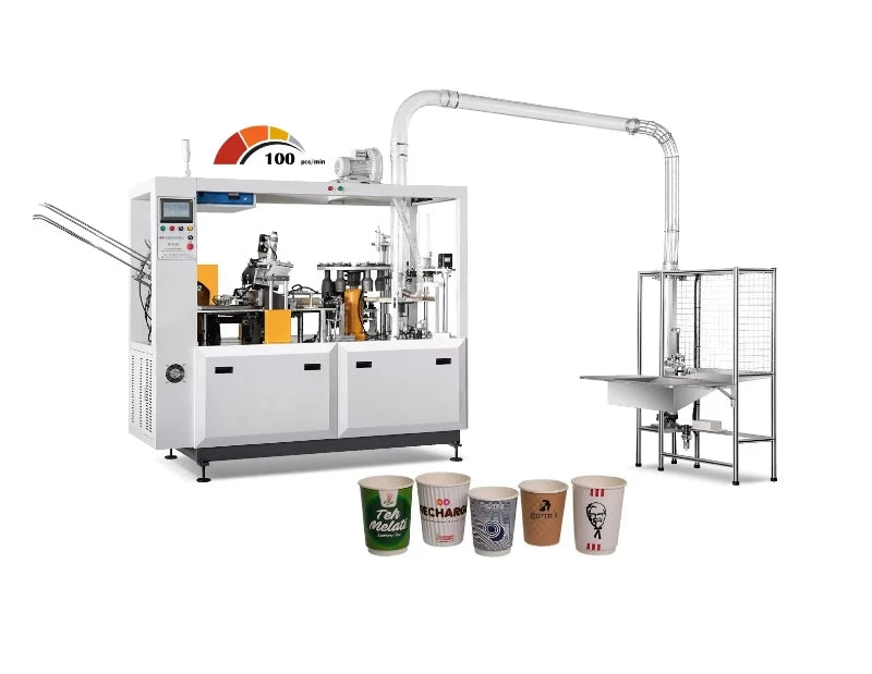 High Speed Ripple Wall Paper Coffee Cups Ripple Wall Paper Cups Making Machine