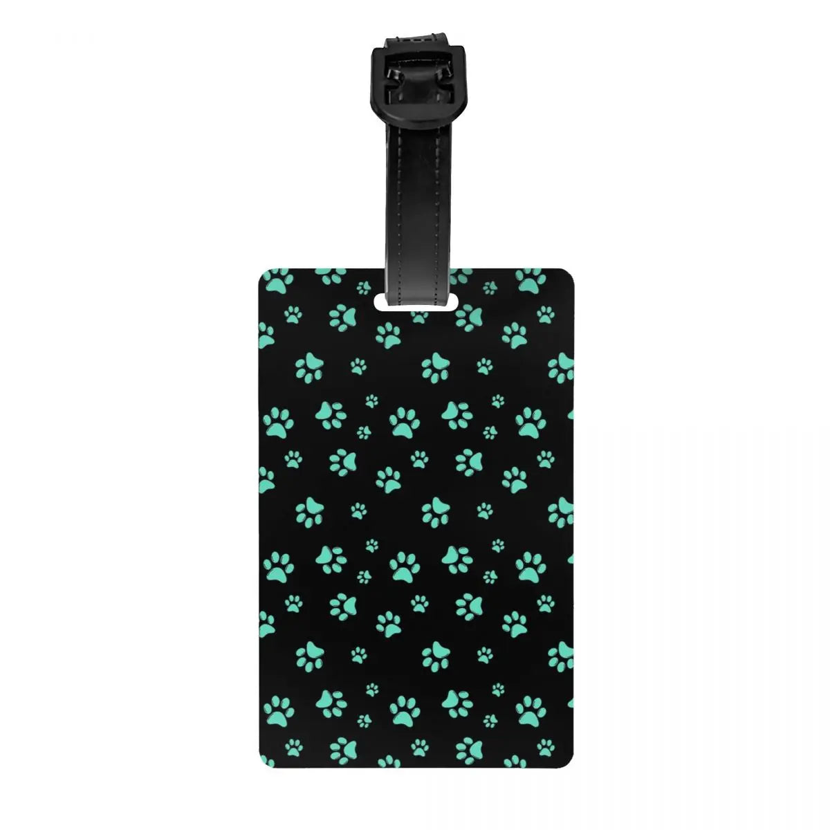 Custom Dog Lover Pet Paw Heart Luggage Tag for Suitcases Fashion Baggage Tags Privacy Cover Name ID Card