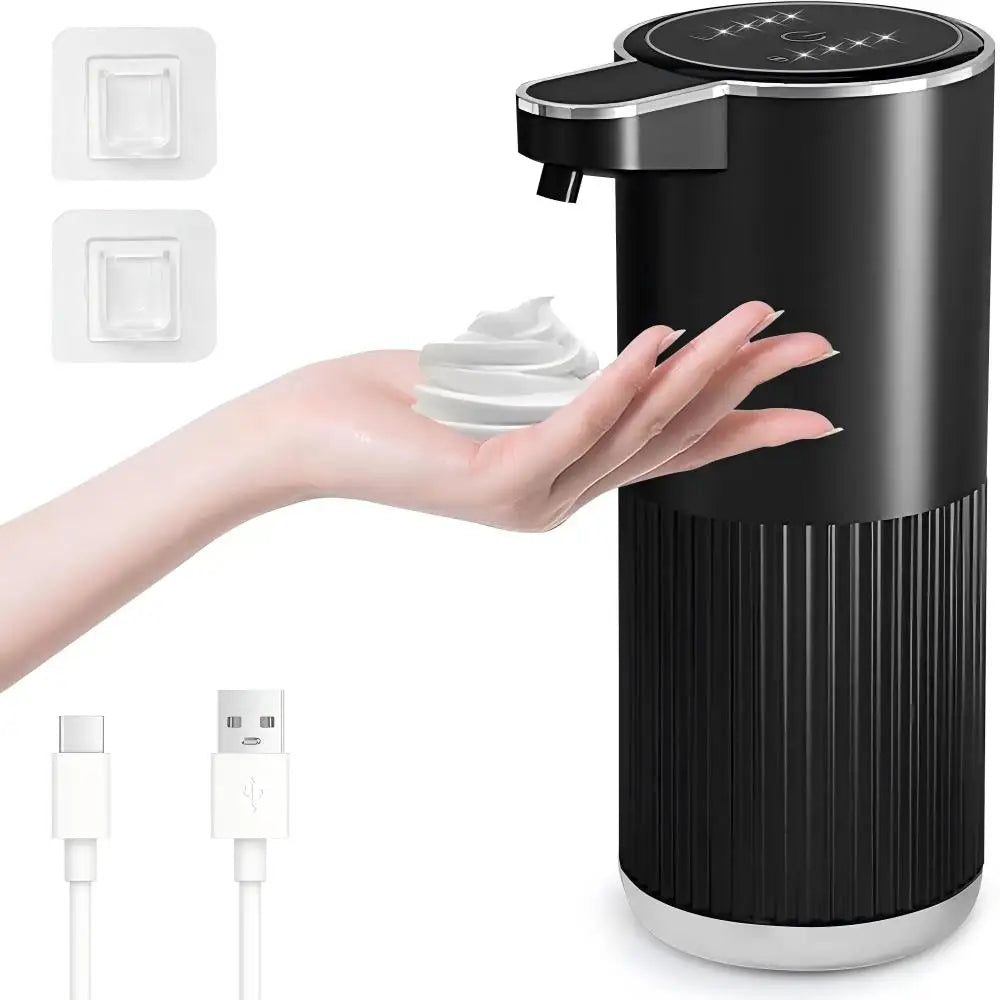 350ML Soap Dispenser Foam Liquid Wall-Mounted IPX5 4-Levels Adjustable Rechargeable Electric Intelligent Automatic Sense