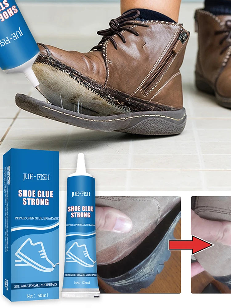 Strong Adhesive Worn Shoes Repairing Glue Sneakers Boot Sole Fix Bond Adhesive
