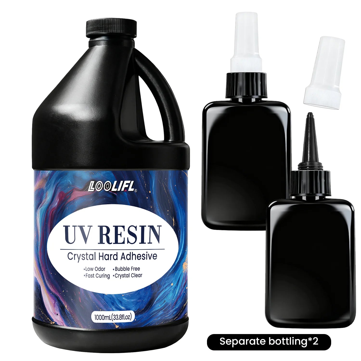 New W-183 High-Strength 50ml UV Glue Curing Adhesive UV Curing Crystal Glass and Metal ABS Bonding Welding With UV Curing Lamp